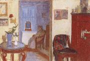 Jozsef Rippl-Ronai Living on Memories oil painting